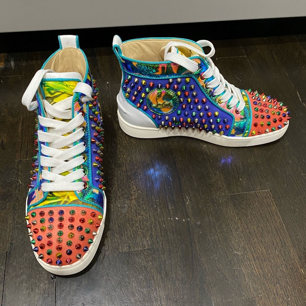 Louboutin spiky sneakers